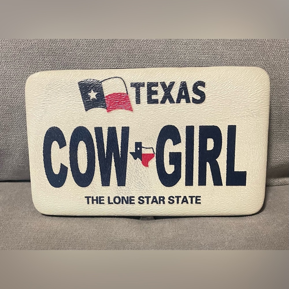 Texas State Cowgirl Country Road Wallet